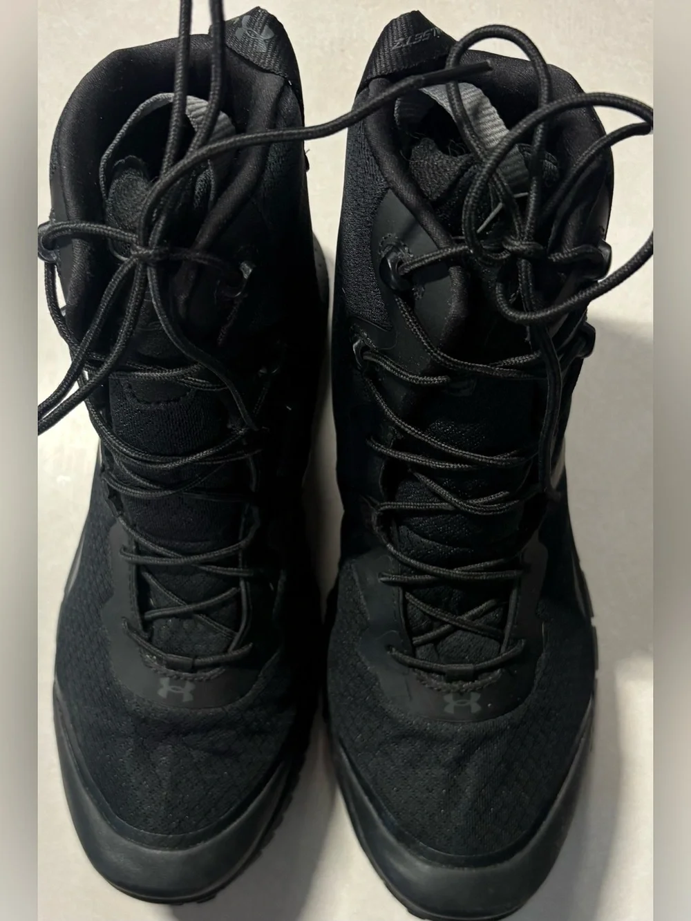 UA Micro G Valsetz Men's Tactical Boots Black Size Medium 10.5
